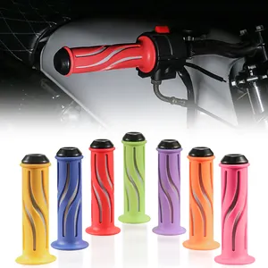 Phụ tùng xe máy phụ kiện 7/8 22mm cao su Biker xử lý tay áo xe máy xử lý Grips