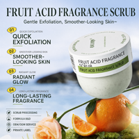 Gommage corporel OEM personnalisable avec acide glycolique et citrique pour une exfoliation complète du corps, formule lissante pour la peau, R&D