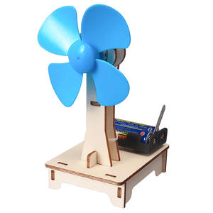 Ventilador Eléctrico Pequeño para Experimentos de Física, Material Didáctico con Materiales Hechos a Mano, Modelo T-M467 de 90x65x145mm - Product Image 5