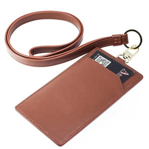 กระเป๋าใส่บัตร<span class=keywords><strong>เครดิต</strong></span>หนังแท้สไตล์วินเทจ พร้อมกระดุม/คลิปล็อค และสายสะพายไหล่ รับผลิตแบบ OEM ODM ขายส่ง - Product Image 3