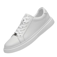 Chaussures de sport décontractées tendance pour hommes avec logo kangourou, empeigne en cuir de vachette et doublure en peau de porc, semelle extérieure en caoutchouc élégante pour la marche