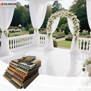 Chất lượng cao Thiết kế hiện đại <span class=keywords><strong>WPC</strong></span> <span class=keywords><strong>Composite</strong></span> lồng vào nhau kép khóa decking sàn 5-năm bảo hành không thấm nước hạt gỗ vườn - Product Image 1