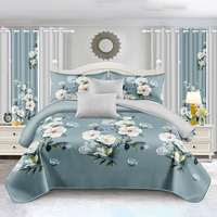Parure de lit DL Premium 12 pièces pour lit Queen Size – Couvre-lit, draps plats et housses de couette toutes saisons pour chambre à coucher – Vente en gros usine