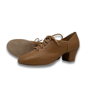 Nouvelles chaussures de danse latine en cuir nude pour femmes, pour l'enseignement et l'entraînement, chaussures de danse BD tango jazz salsa pour la salle de bal, personnalisées - Product Image 4