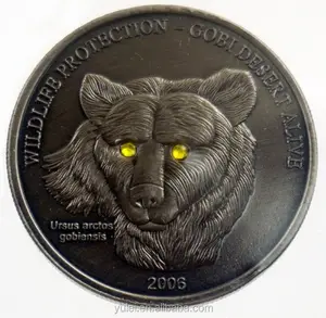 공장 맞춤형 싼 아연 합금 금속 기념 도전 동전 다이 레이저 인쇄 판매 동전