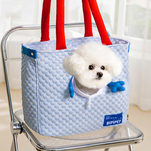 Bolsa de frijol de hielo de sensación fresca de verano para salir, mano antiruptura, ligera de un solo hombro, mascota de perro pequeño - Product Image 1