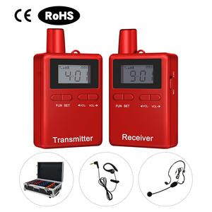 Equipo Estándar para Agencias de Viajes/Sistema de Guía Turística Inalámbrico de 2.4G con 80 Canales/200m/Sincronización de Frecuencia con un Clic - Product Image 5