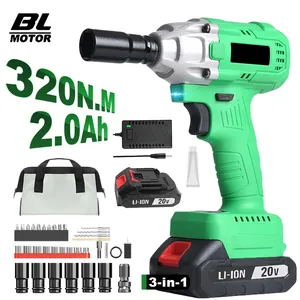 20V Cordless Impact <b>Wrench</b> for DIY Car Work Drill With 320nm Torque Battery-Powered CW-20C Cordless Impact <b>Wrench</b> 320NM CW-20C - Product Image 1