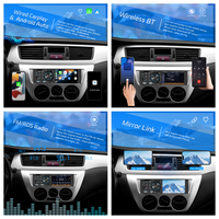 Autoradio Podofo 4'' 1 Din avec Carplay & Android Auto BT FM USB Charge rapide Lecteur MP5 Autoradio ODM OEM