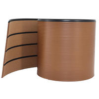 Revêtement de pont de bateau en PVC Melors Marine, imitation teck, antidérapant, imperméable, résistant aux UV, tapis de pont pour yacht et ponton, en rouleau