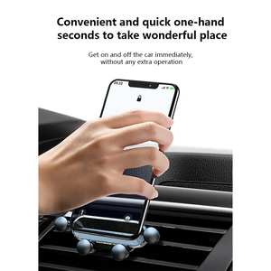 <span class=keywords><strong>Support</strong></span> de téléphone portable robuste à gravité, <span class=keywords><strong>support</strong></span> de téléphone pour voiture, <span class=keywords><strong>support</strong></span> de téléphone pour voiture, fixation sur grille d'aération de voiture, fabrication directe - Product Image 3