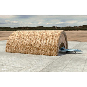 Tente gonflable préfabriquée de hangar de tente d'avions militaires de structure arquée modulaire pour l'entretien - Product Image 4