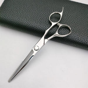 Tijeras de Peluquería CNC de Acero Inoxidable VG10, Tijeras de Entresacar con Punta Cerrada y Mango Largo, Herramientas Profesionales para Barbería - Product Image 3