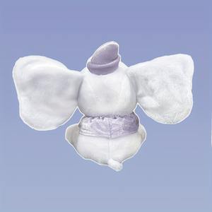 柔软可拥抱的刺绣小飞象大耳朵大象毛绒玩具娃娃儿童安抚玩偶 100% 涤纶生日礼物 - Product Image 5