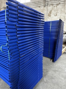 Andamio de escalera con Marco en H recubierto de polvo de 2,6mm de espesor andamios de Marco galvanizado para construcción - Product Image 2