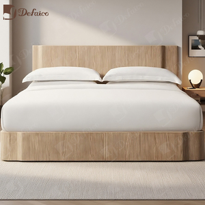 Mobili Pregiati <span class=keywords><strong>da</strong></span> Interni in Rovere con Struttura a Incastro a Tenone e Mortasa Irregolare, <span class=keywords><strong>Letto</strong></span> <span class=keywords><strong>Grande</strong></span> in Legno per <span class=keywords><strong>Camera</strong></span> <span class=keywords><strong>da</strong></span> <span class=keywords><strong>Letto</strong></span> di Hotel - Product Image 5