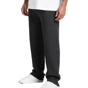 Pantalons pour hommes amples printemps-automne, vente en gros possible, style sportif et décontracté, couleur unie - Product Image 3
