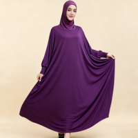 Abaya de Prière Portable Directement de l'Usine, Logo Personnalisé OEM/ODM, Robe Musulmane Grande Taille, Couleur Personnalisée, Ramadan, Respirante et Légère