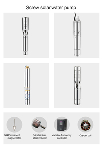Nhà Máy Giá 1300W 1.7HP Thép Không Gỉ Không Chổi Than Năng Lượng Mặt Trời Giếng Sâu Giếng Khoan Máy Bơm Nước Cho Thủy Lợi - Product Image 6