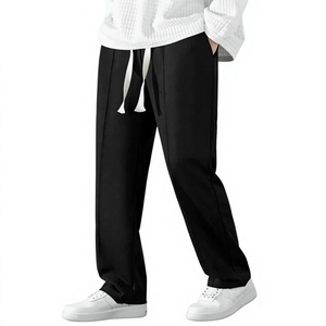Men's Plus Size Casual Snow Customized Logo Track-pant Jogging Sports <b>Trousers</b>-<b>Black</b> Outdoor Clothing - Product Image 1