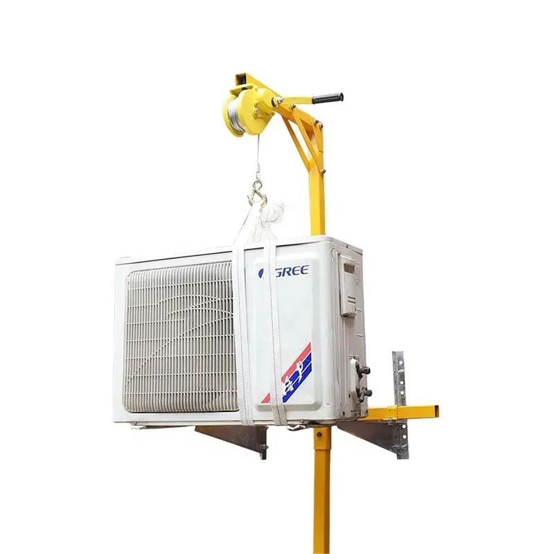 10M Mini Kraan Draagbare Lifting Kranen Met Handlier Voor Installatie Van Airconditioning