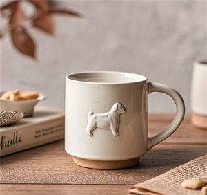 Керамическая кружка с тиснением - Product Image 5