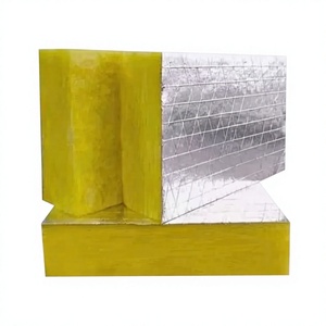 Panel de Aislamiento Térmico de Fibra de Vidrio Reforzado con Lámina de Aluminio de Alta Densidad para Conductos de Edificios - Product Image 1