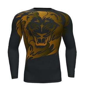 เสื้อรัดรูปแขนยาวสำหรับป้องกันผดผื่นพิมพ์ซับลิเมชันตามสั่ง - Product Image 1