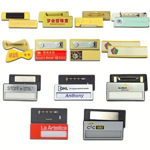 Badge nominatif magnétique en aluminium personnalisé, vierge, gravé au laser, avec épingle de sécurité - Product Image 6