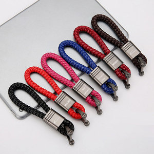 Porte-clés en corde tressée pour voiture, moto, locomotive, étiquette de clé, corde à main, accroche à la taille, porte-clés personnalisé pour porte-cartes - Product Image 3