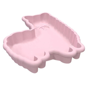 Moule à gâteau en silicone en forme d'ours, couleur rose, pour la pâtisserie - Product Image 2