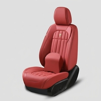 Funda Universal de Cuero para Asientos de Coche, Juego Completo, Apta para Coches de 5 Plazas, Protección Interior, Hecho en China