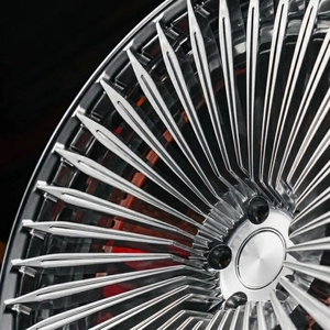 Jantes forgées multi-rayons de luxe 20 21 22 pouces entièrement polies en alliage, compatibles <span class=keywords><strong>avec</strong></span> les modèles C00-R, Maybach, Bentley, Range Rover Vogue - Product Image 2