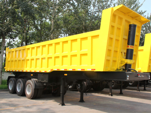 Good Steel 35 CBM 50 Tons Rear Dump Truck Semi <b>Trailer</b> for Sale - Product Image 6