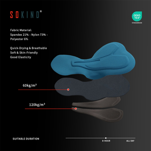 <span class=keywords><strong>Pantaloni</strong></span> da Ciclismo Unisex Stile Italiano Traspiranti ad Asciugatura Rapida in Spandex/Nylon con Stampa a Sublimazione Tecnologia Coolmax 3D - Product Image 4