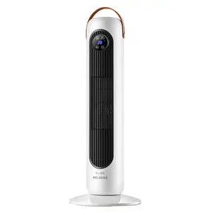 OEM 2000W Electric Portable Vertical Space Heater Ceramic PTC Indoor Tower Fan Heater with knob remote Control