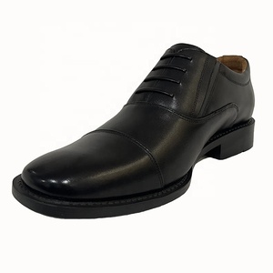 Scarpe Casual formali da uomo classiche scarpe da sposa da sposa a tre articolazioni nere scarpe da sposa da uomo - Product Image 2