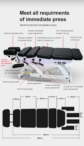 Wholesale multi-function chiropractic bed Drop Section Design for Precise Spinal Care - Product Image 2