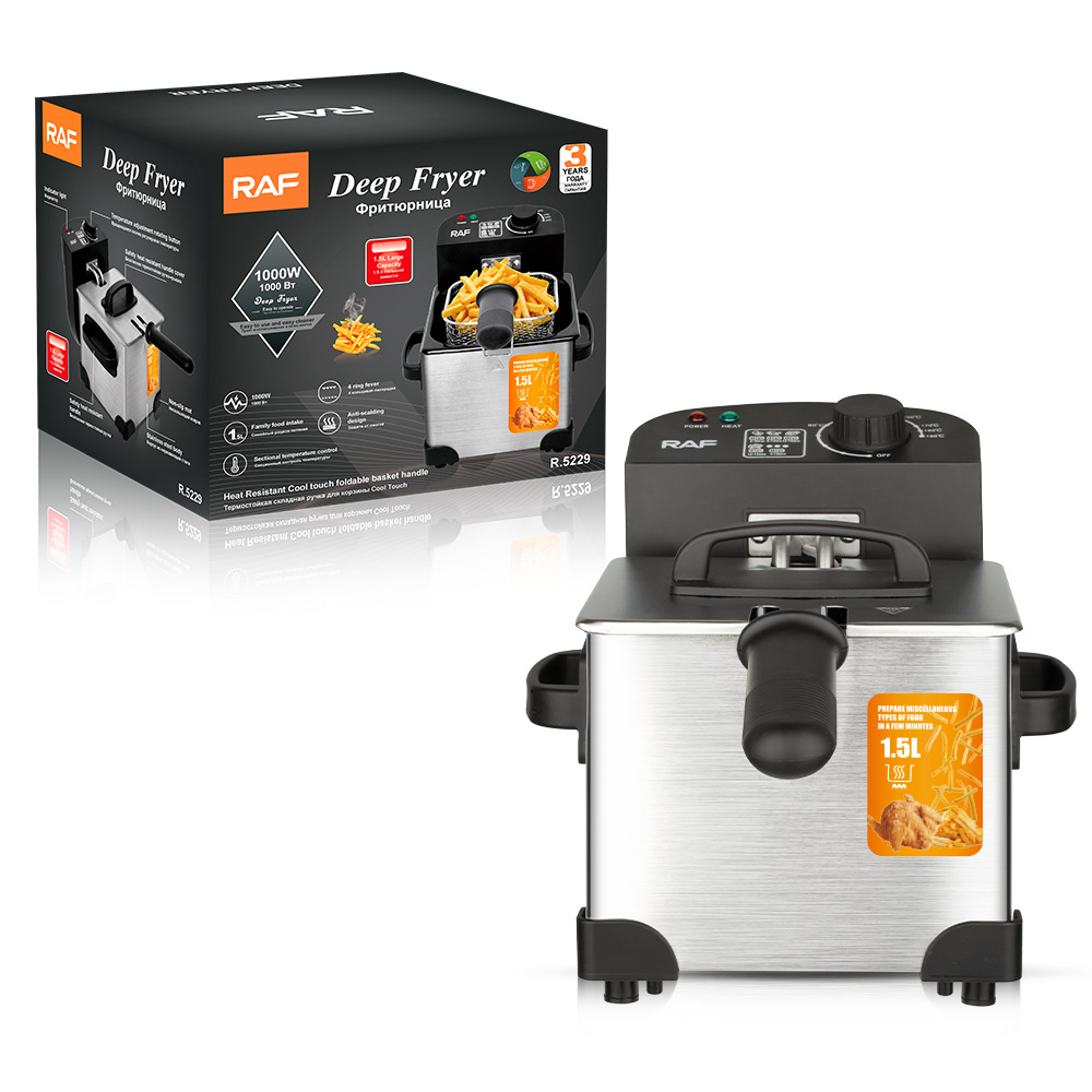 Raf Deep Frying Pan Household Deep Fryer Electric Fryer Commercial