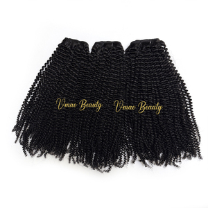 VMAE Vendita all'Ingrosso di <span class=keywords><strong>Extension</strong></span> di Capelli Umani Birmani Non Trattati, 100% Originali, <span class=keywords><strong>Ricci</strong></span> <span class=keywords><strong>Afro</strong></span> Crespi, Ciocche di Capelli Umani Grezzi - Product Image 5