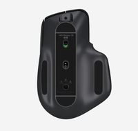 Souris de jeu sans fil Performance MX Master 3S originale avec 8K DPI plus silencieux clics défilement plus rapide réglable Palm Lift