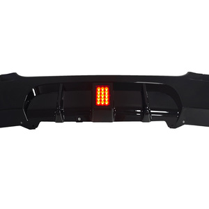BMW 3 Series E92 Rear Lip <b>Diffuser</b> PP Material Black <b>LED</b> Trim Automotive Part 2005-2012 - Product Image 5