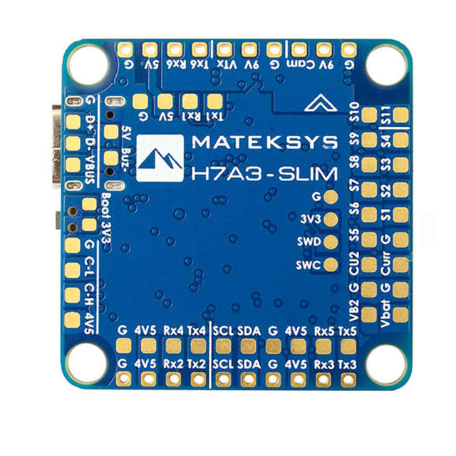 Matek Mateksys H7A3-SLIM Flight Controller STM32H7A3RIT6 ICM42688P 2-8S LiPo for FPV Long Range Racing Drone