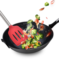 Ustensiles de cuisine, spatule à fentes en silicone antiadhésif, ensemble de spatules résistantes à la chaleur, spatule solide pour poisson, œufs, crêpes