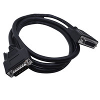 Câble d'extension DB15 RS232 D-sub 15 broches mâle femelle double blindage connecteur d'alimentation câbles DB15