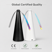 Piège à insectes volants compact pour camping, rechargeable USB-C, étanche IP33, en ABS robuste, portable, autonomie >480 heures, idéal pour le jardinage