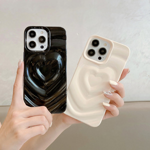 Ventas al por mayor amor corazón superficie lisa TPU funda de teléfono <span class=keywords><strong>para</strong></span> <span class=keywords><strong>iPhone</strong></span> 15 Pro Max 14 Pro Max 13 12 11 lindo moda mujeres niñas cubiertas - Product Image 5