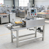 Machine à crêpes et rouleaux d'œufs électrique commerciale, machine automatique à gaufres et rouleaux d'œufs pour pâtisserie et boutique de desserts