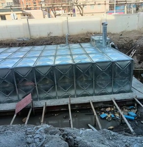 Serbatoio Interrato BDF <span class=keywords><strong>per</strong></span> Stoccaggio <span class=keywords><strong>Acqua</strong></span> <span class=keywords><strong>per</strong></span> Hotel, Scuole, Ospedali - Capacità 500.000 Litri con Pompa - Product Image 1