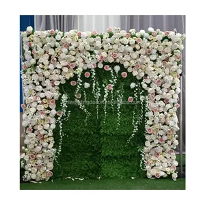 Заводская цена, искусственные цветы, трава, цветочные стены, декоративные цветы, венки и растения для свадебной вечеринки